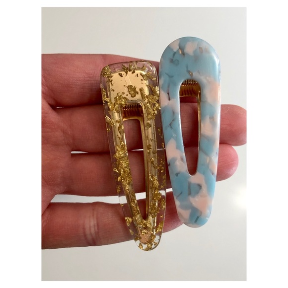 Pearl Acrylic Hair Barrette Clips Hair Accessories - Picture 10 of 10